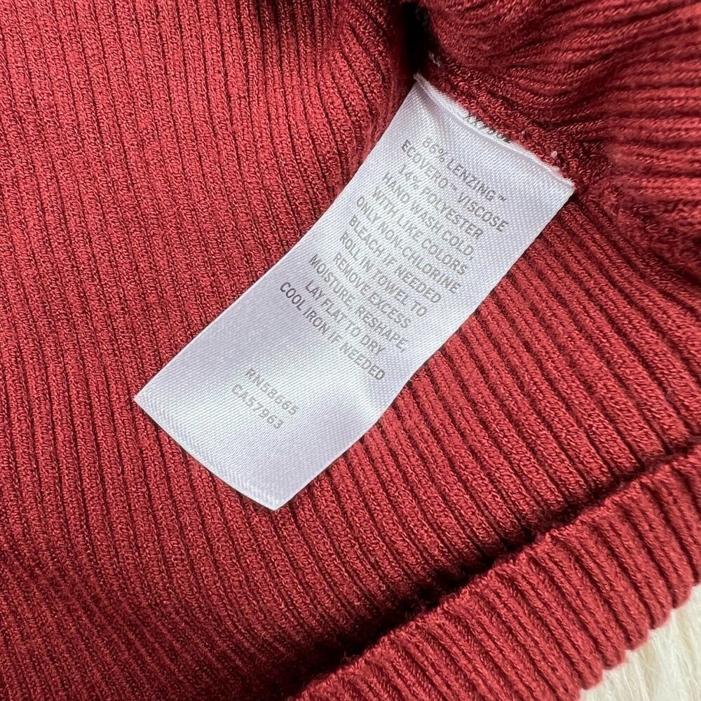 Halogen Women's Ribbed Wrap Front Knit Top - Picture 4 of 5
